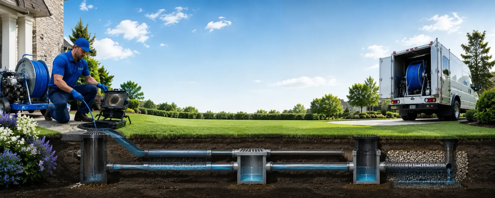 Outdoor drain cleaning information for Evanston, WY